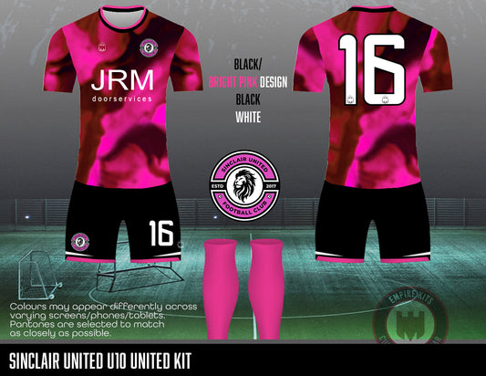 Sinclair United FC - Home Kit (u10 United -pink)