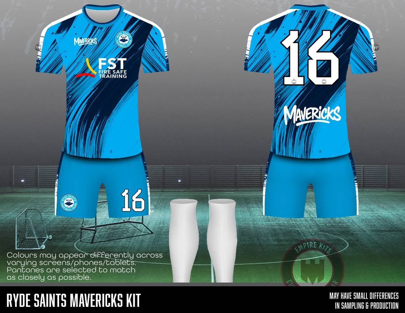 Ryde Saints Mavericks FC - home kit