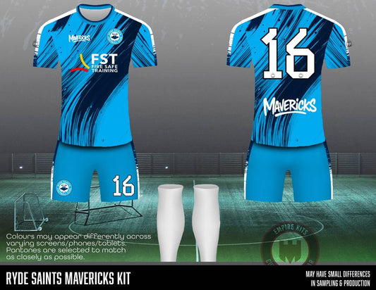 Ryde Saints Mavericks FC - home kit