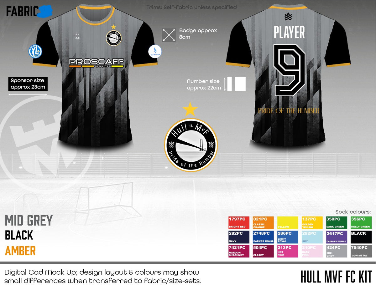 Hull MvF FC - training shirt (Fabric B)