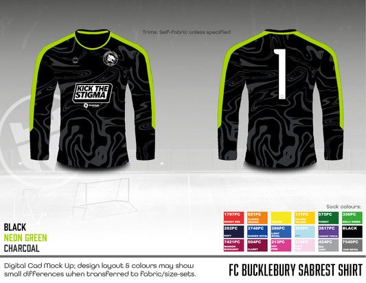Bucklebury Sabres FC - GK top (Balck)