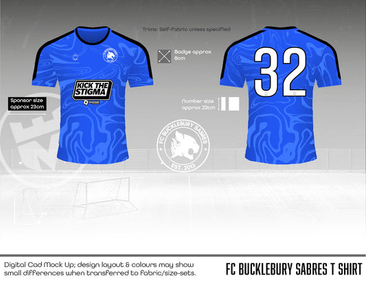 Bucklebury Sabres FC - Training Shirt (blue)