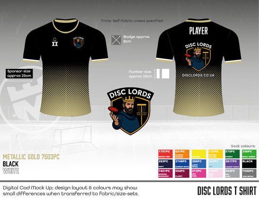 Disc Lords - Jersey (metalic gold)