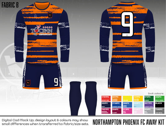 Northampton Phoenix FC - Replacement kit - Fabric B