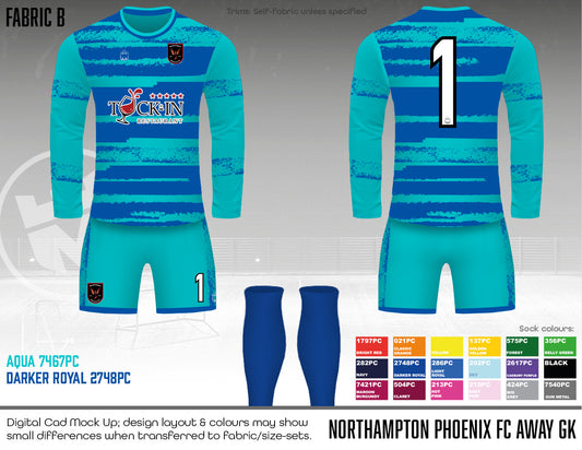 Northampton Phoenix FC - Replacement kit - Fabric B