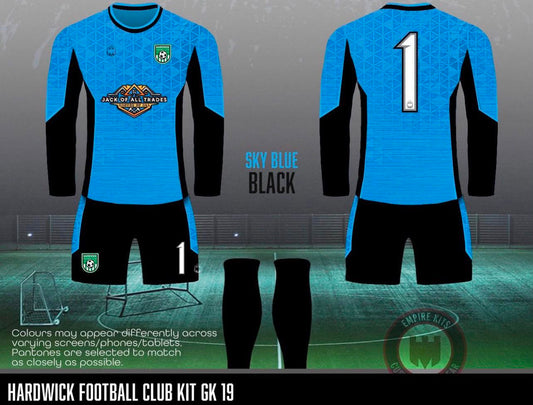 U8’s Hardwick FC GK kit (Fabric A)