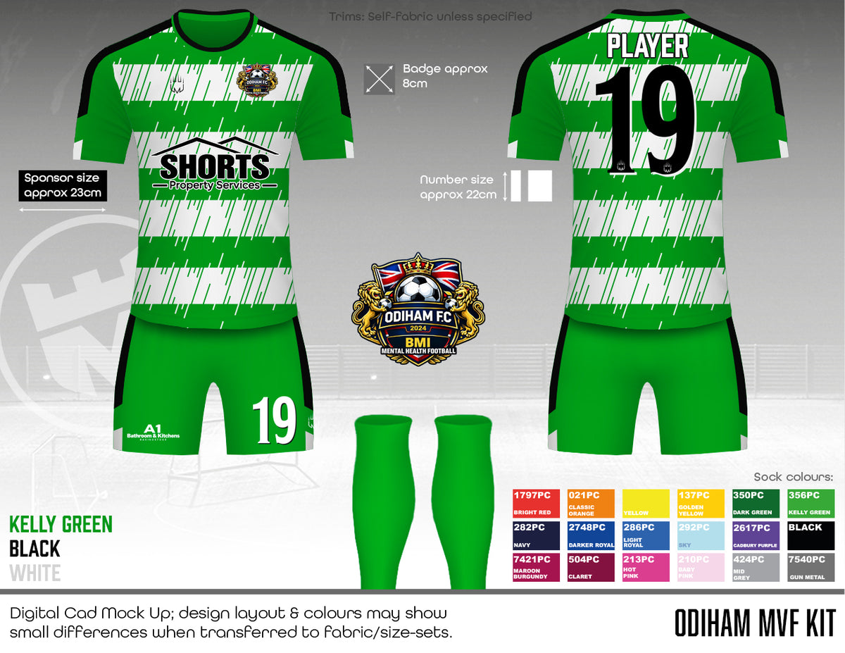 Odiham MvF - Outfield Kit - Fabric A