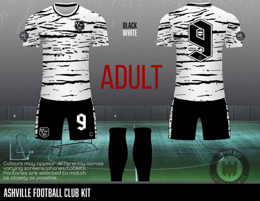 Ashville Football Club white kit - Adult