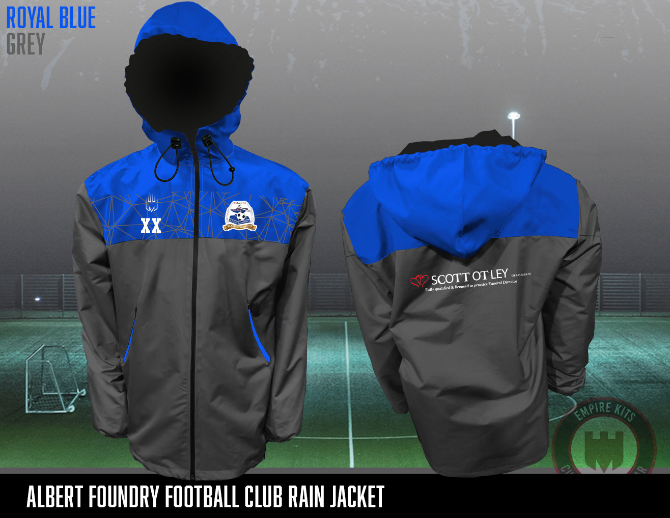 Albert foundry football club Rain Jacket