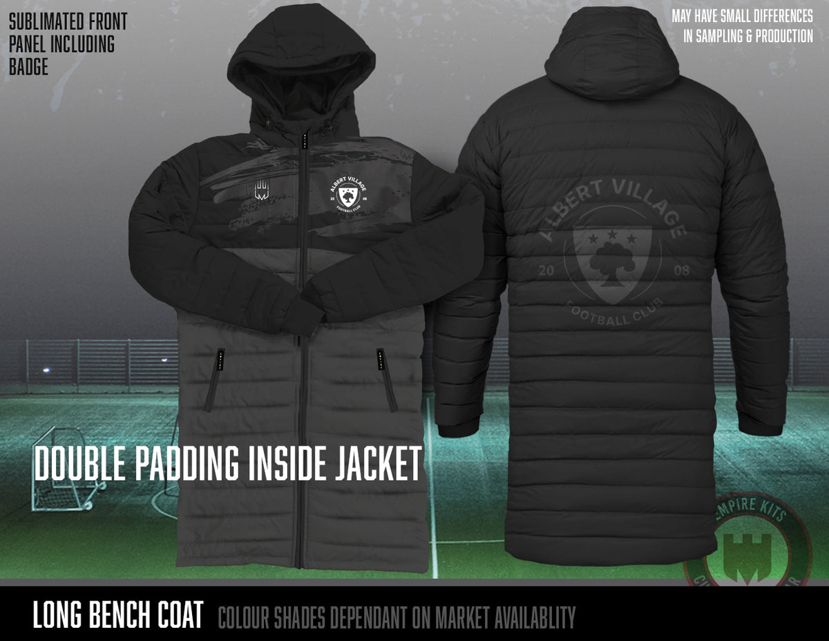 Albert Village FC -  Long Bench Coat (No Sponsor)