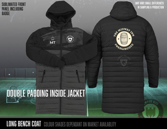 Albert Village FC -  Long Bench Coat (The Midway Inn)
