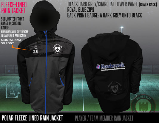 Albert Village FC - Fleece Lined Rain Jacket (Reabrook)