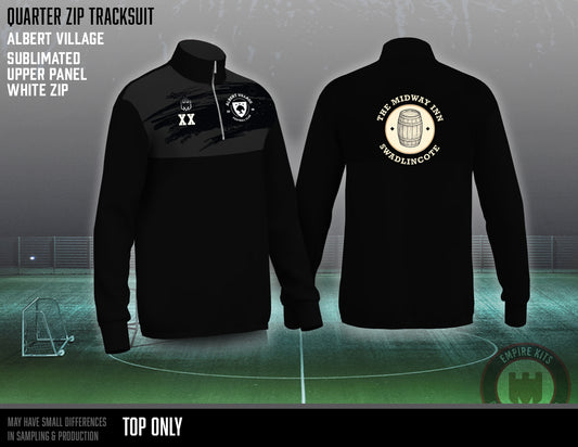 Albert Village FC 1/4 Zip top (The Midway Inn)