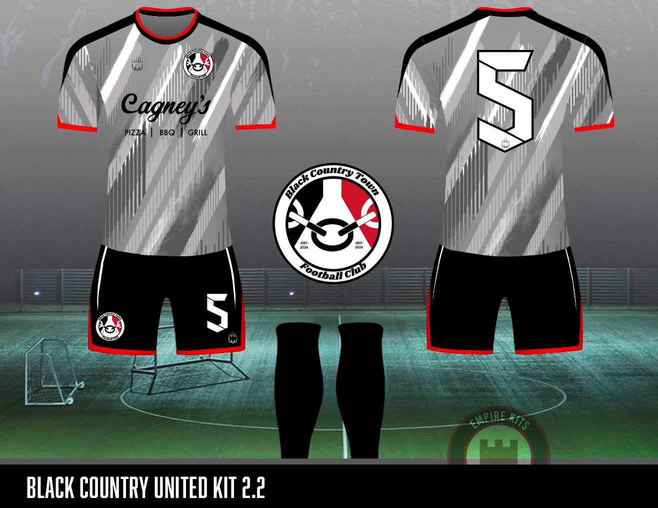 Black Country Town FC- REPLACEMENT KIT