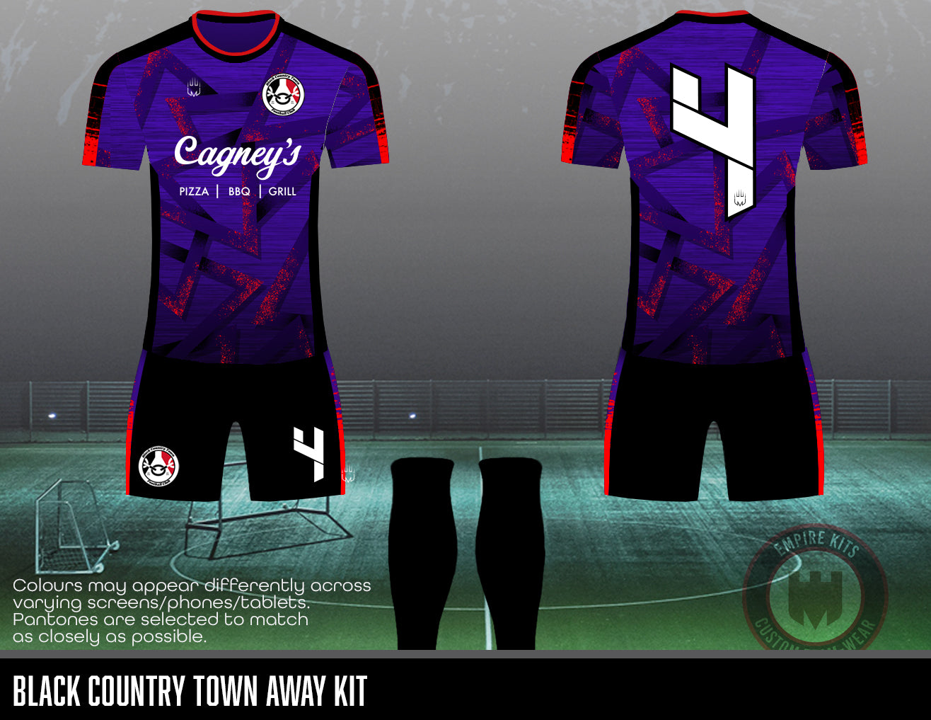 Black Country Town FC- REPLACEMENT KIT