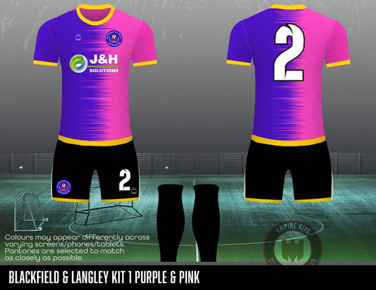 Blackfield and Langley Alternative Youth Outfield Kit