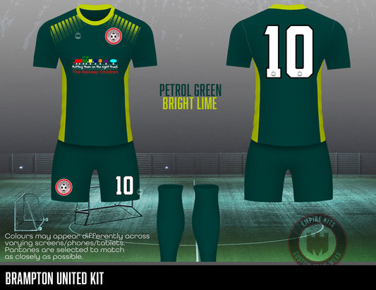 Brampton United FC - Outfield Kits (Railway children, 4Ward, AFLEX)