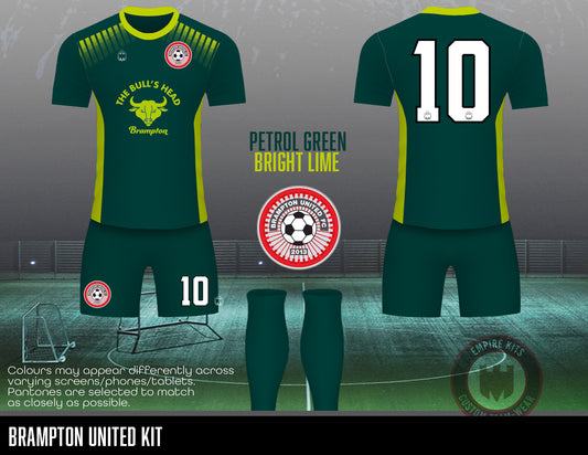 Brampton United FC - Outfield Kits (Bull's Head, CM alloys, Redefine)