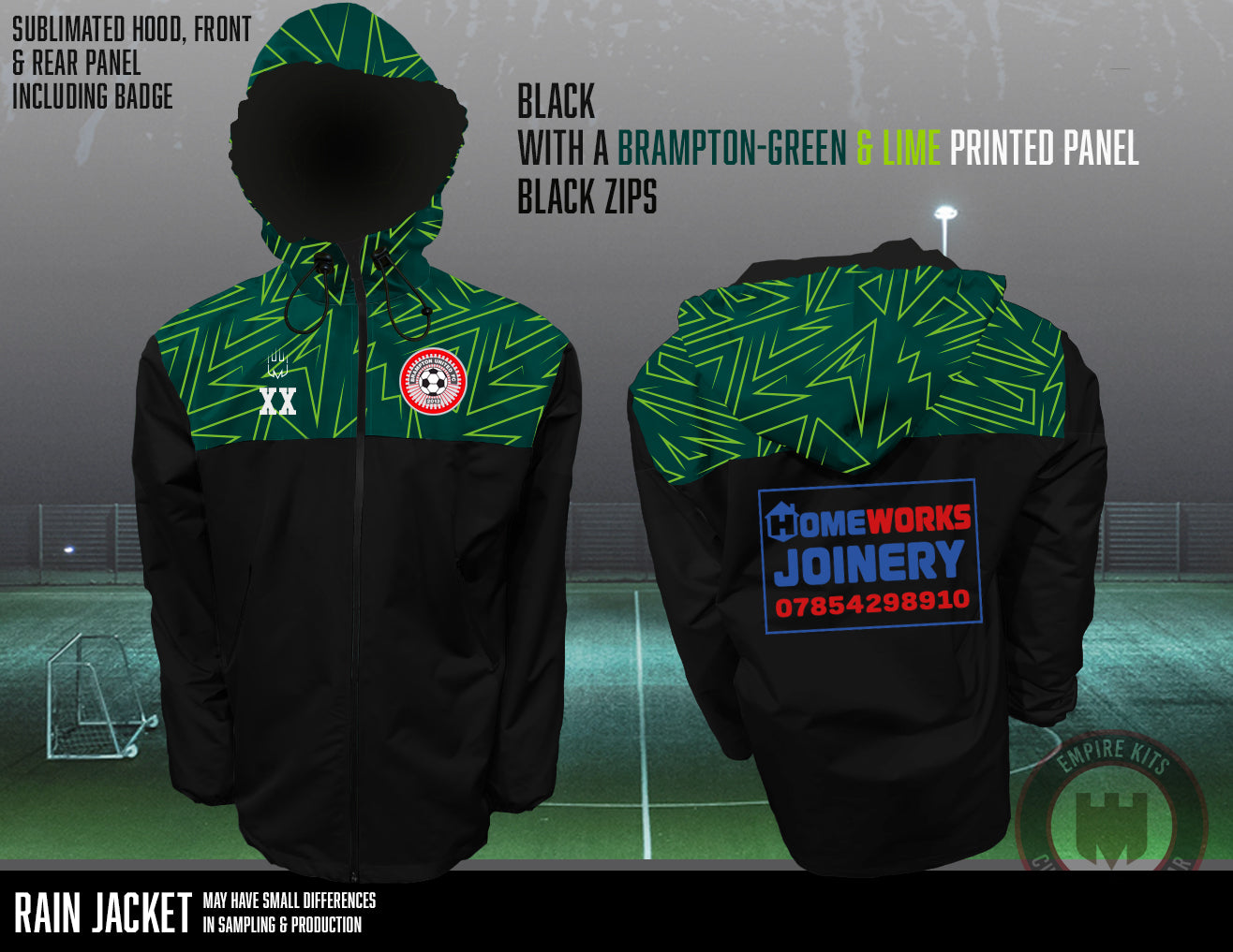 Brampton United FC - Rain Jacket