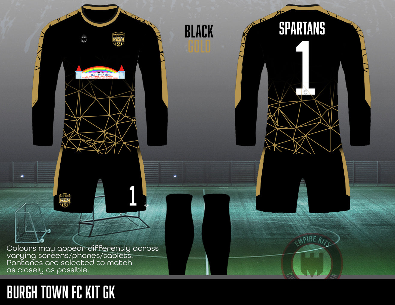 Burgh Town FC - GK Home Kit (R.LOWNDES)