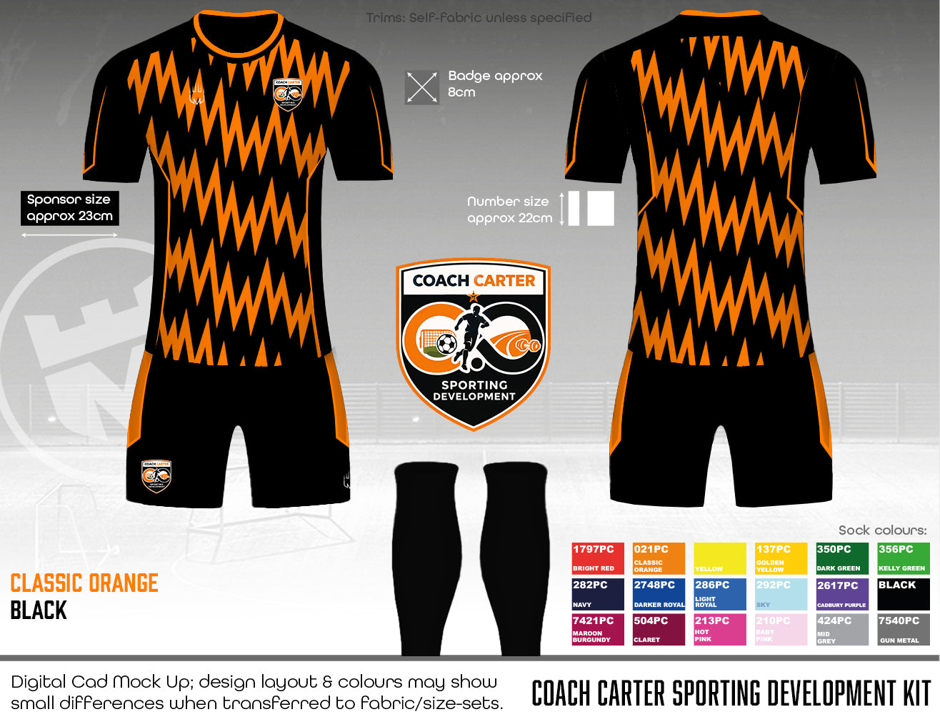 Coach Carter Sporting Development Kit - Fabric A