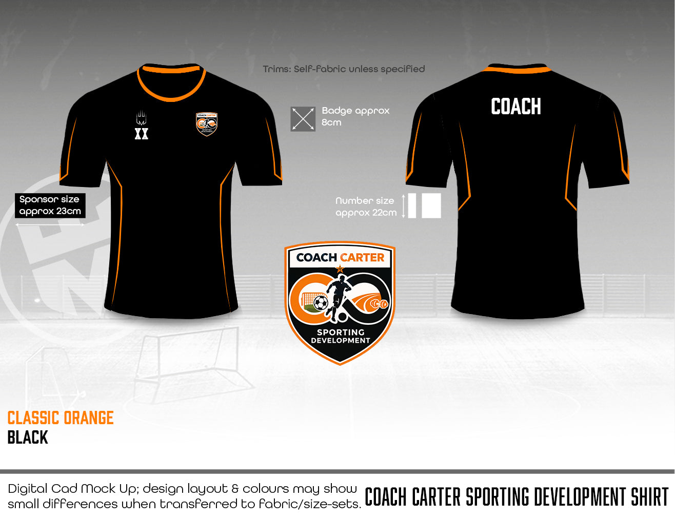 Coach Carter Sporting Development - Training Shirt (Fabric A)