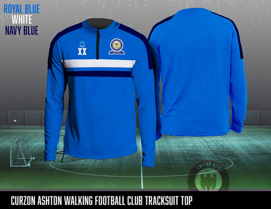 Curzon Ashton Walking Football Club -  Quarter Zip Tracksuit Top