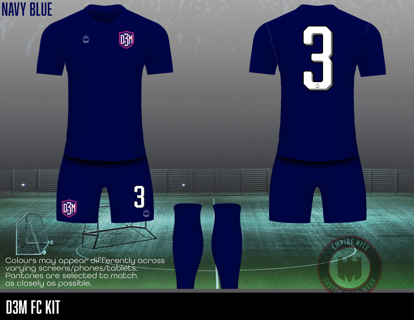 D3M FC - Outfield Kit (blue)