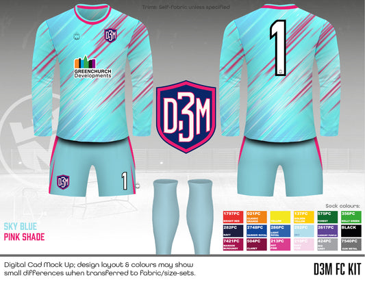 D3M - GK Kit (Blue&Pink) - Fabric A