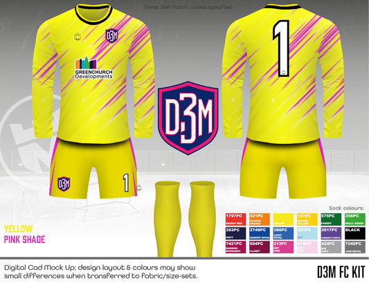 D3M - GK Kit (Yellow&Pink) - Fabric A