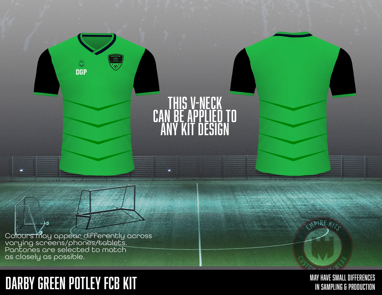 Darby Green & Potley FC - training shirt
