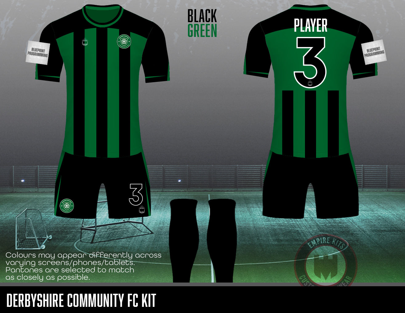 Derbyshire Community FC - REPLACEMENT KIT (BluePrint)