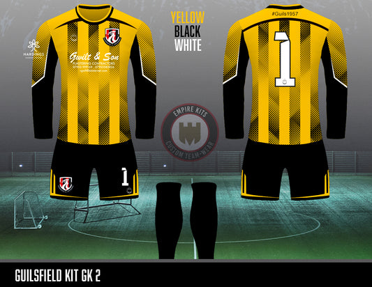 Guilsfield FC - REPLACEMENT GK KIT (Yellow)