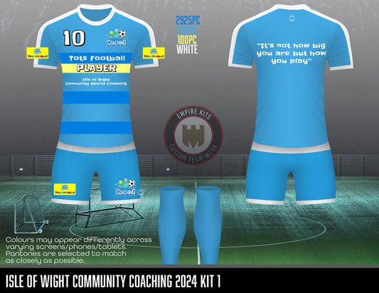 Isle of Wight - Tots Football Kit (Blue)