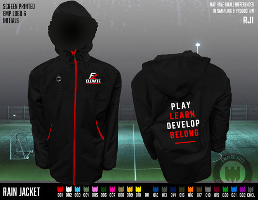 Elevate Player Development - Rain Jackets
