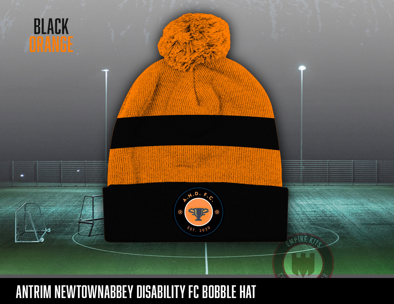 Antrim Newtownabbey Disability FC  -  Bobble Hat
