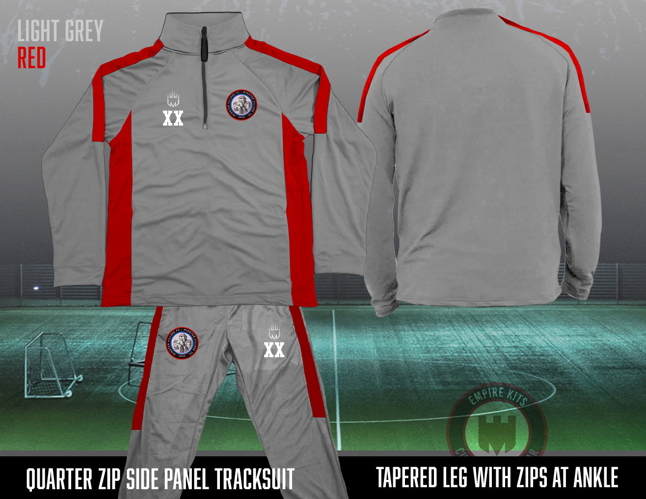 Minster Village FC - 1/4 Zip Tracksuit