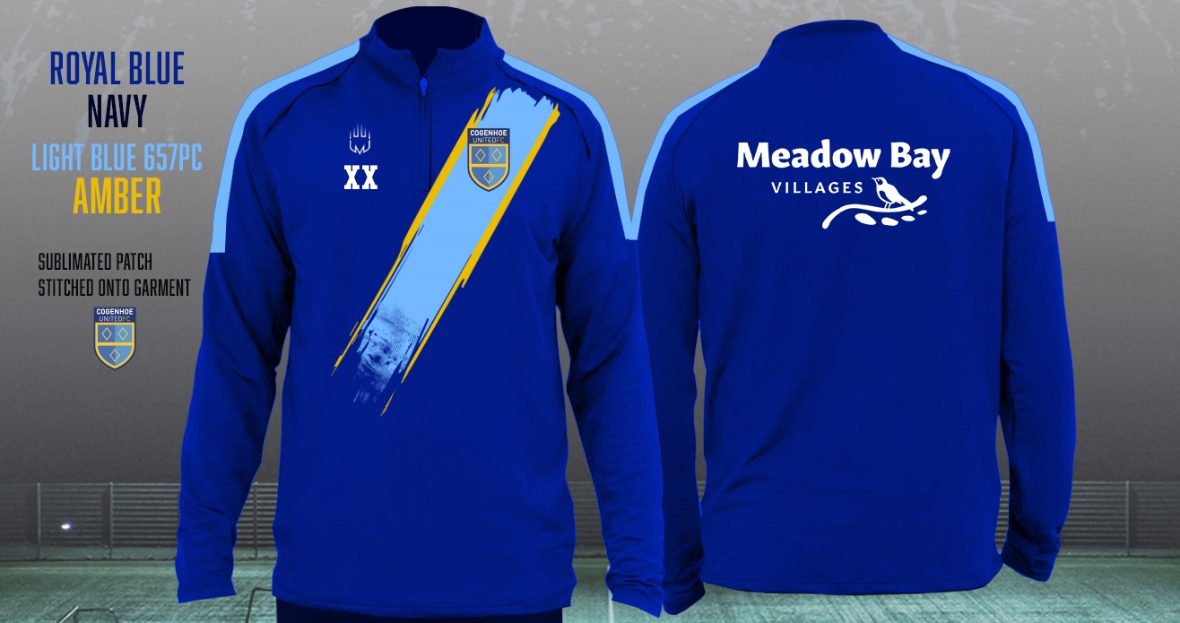 Cogenhoe United Football Club 1/4 Zip Tracksuit Top's