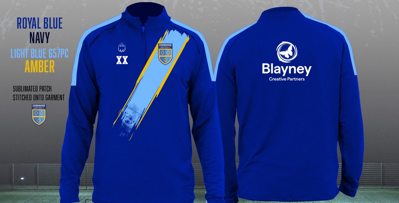 Cogenhoe United Football Club 1/4 Zip Tracksuit Top's