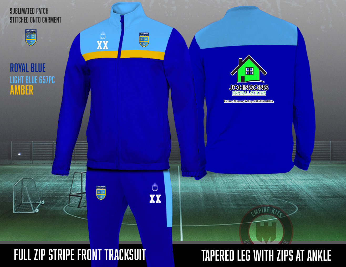 Cogenhoe United Football Club - Full Zip Tracksuits