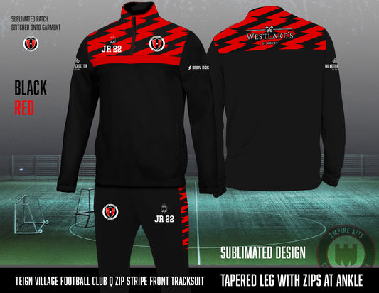Teign Village Football Club 1/4 Zip Tracksuit