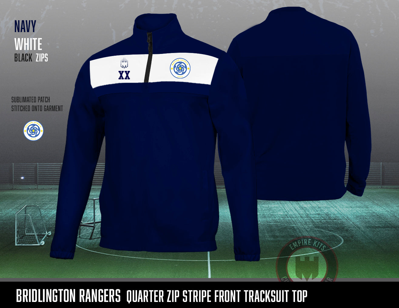 Motion Sports 1/4 Zip Tracksuit Top