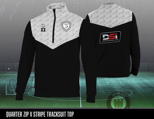 Loxwood & Kirdford Youth FC - Quarter Zip Tracksuit top (U12 Leopards)