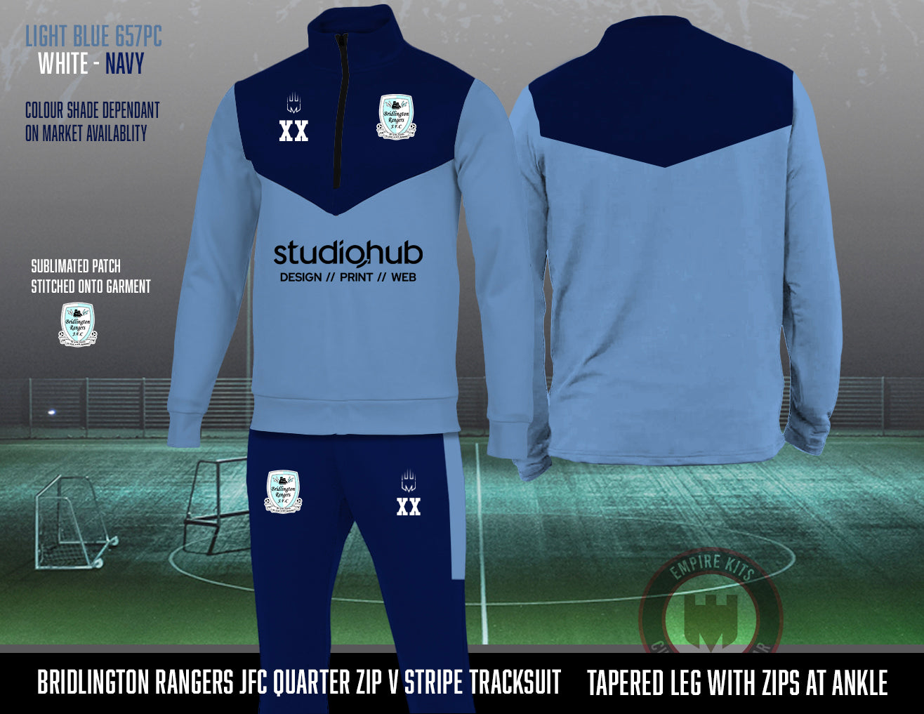 Bridlington Rangers 1/4 Zip Tracksuit