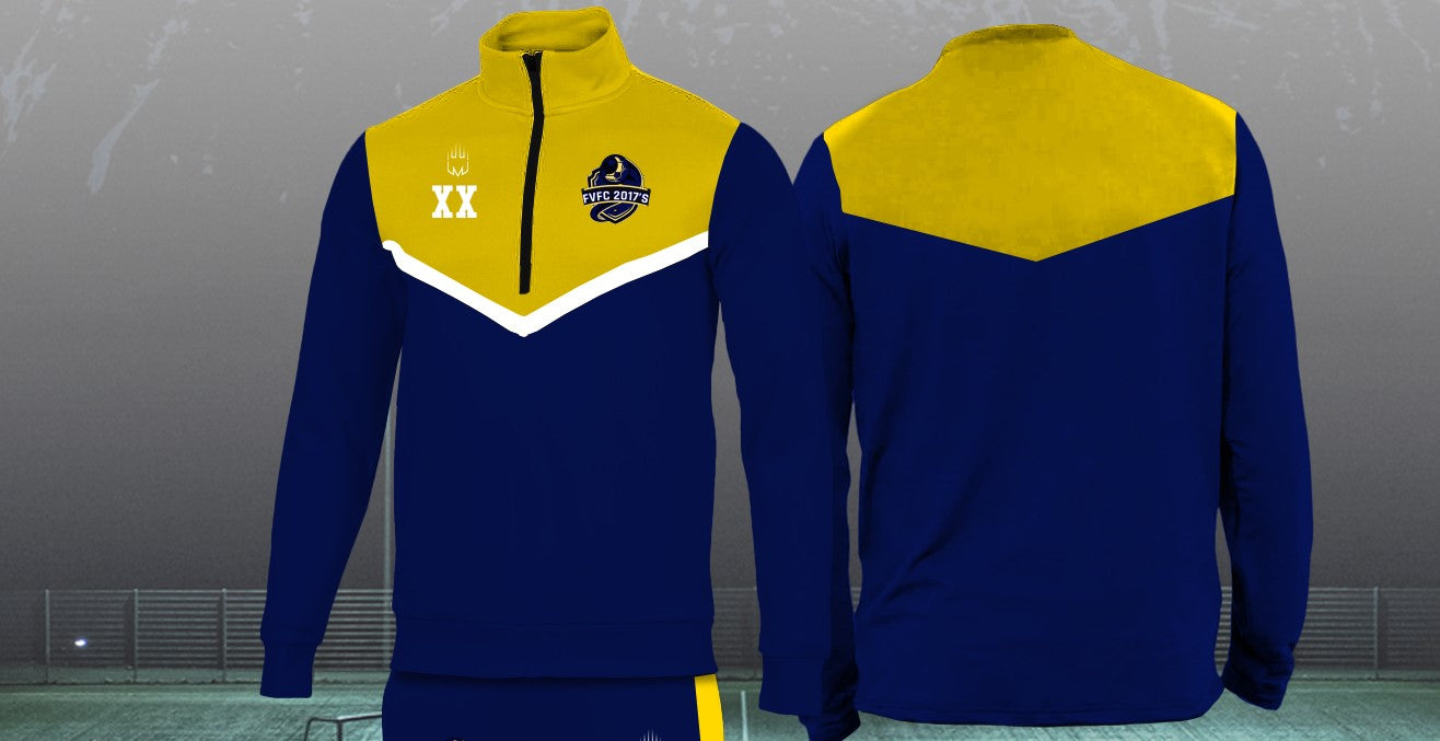Forth Valley FC - Quarter Zip Tracksuit Top