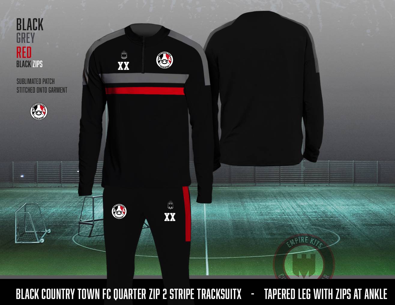 Black Country Town FC 1/4 Zip Tracksuit