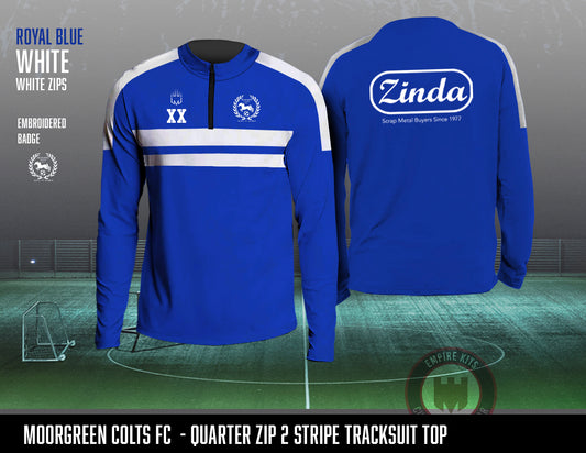 MOORGREEN COLTS FC - 1/4 Zips Tracksuit Top (Zinda/embroidered)