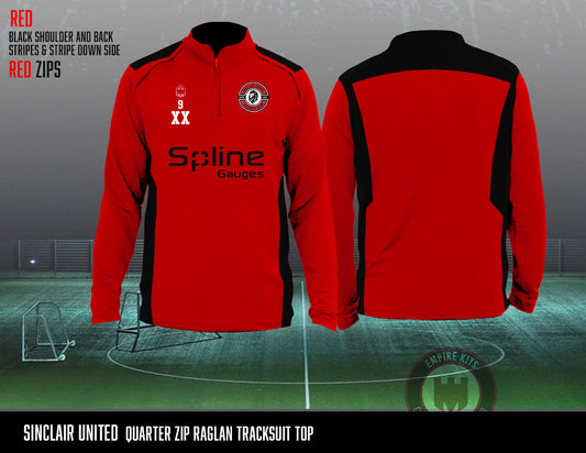 Sinclair United FC - 1/4 Zip Tracksuit Top (U16)