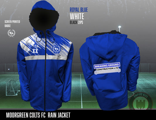 MOORGREEN COLTS FC - Rain Jackets (breaking ground)
