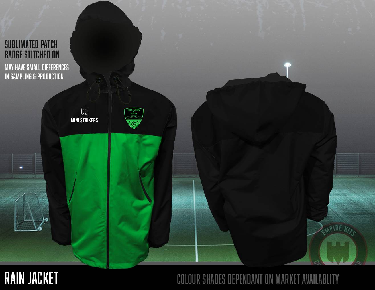 Darby Green & Potley FC - Rain Jackets